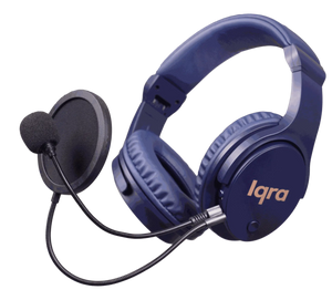 Iqra Studio recording headset angled product view