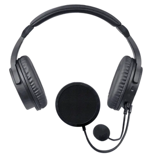 Iqra Studio headset shown in use